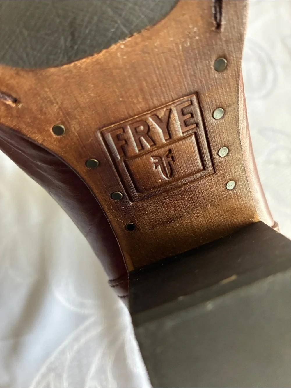 Frye Brown Leather & Suede Ankle Booties